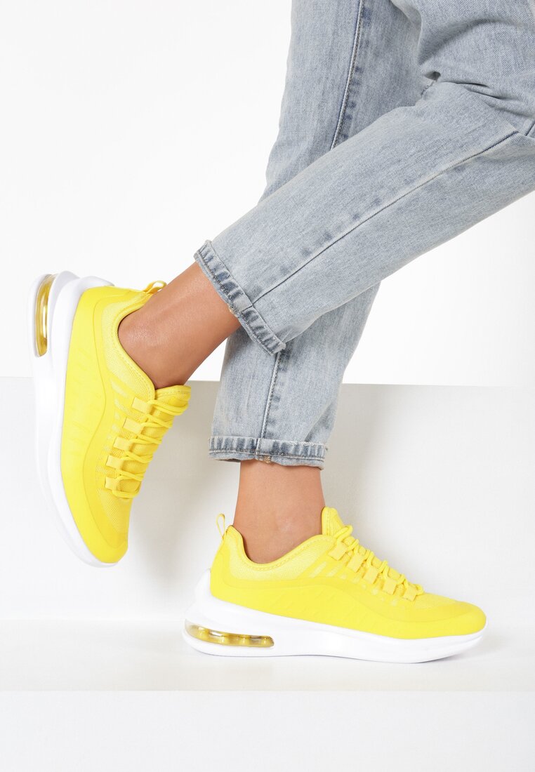 Żółte Sneakersy Calysise