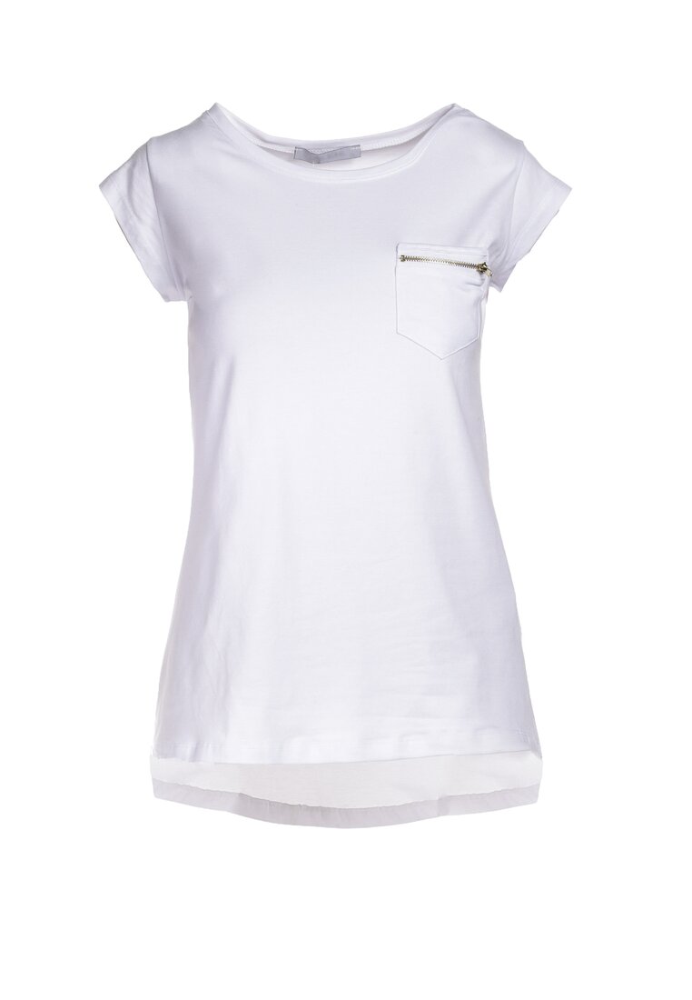 Biały T-shirt Theva