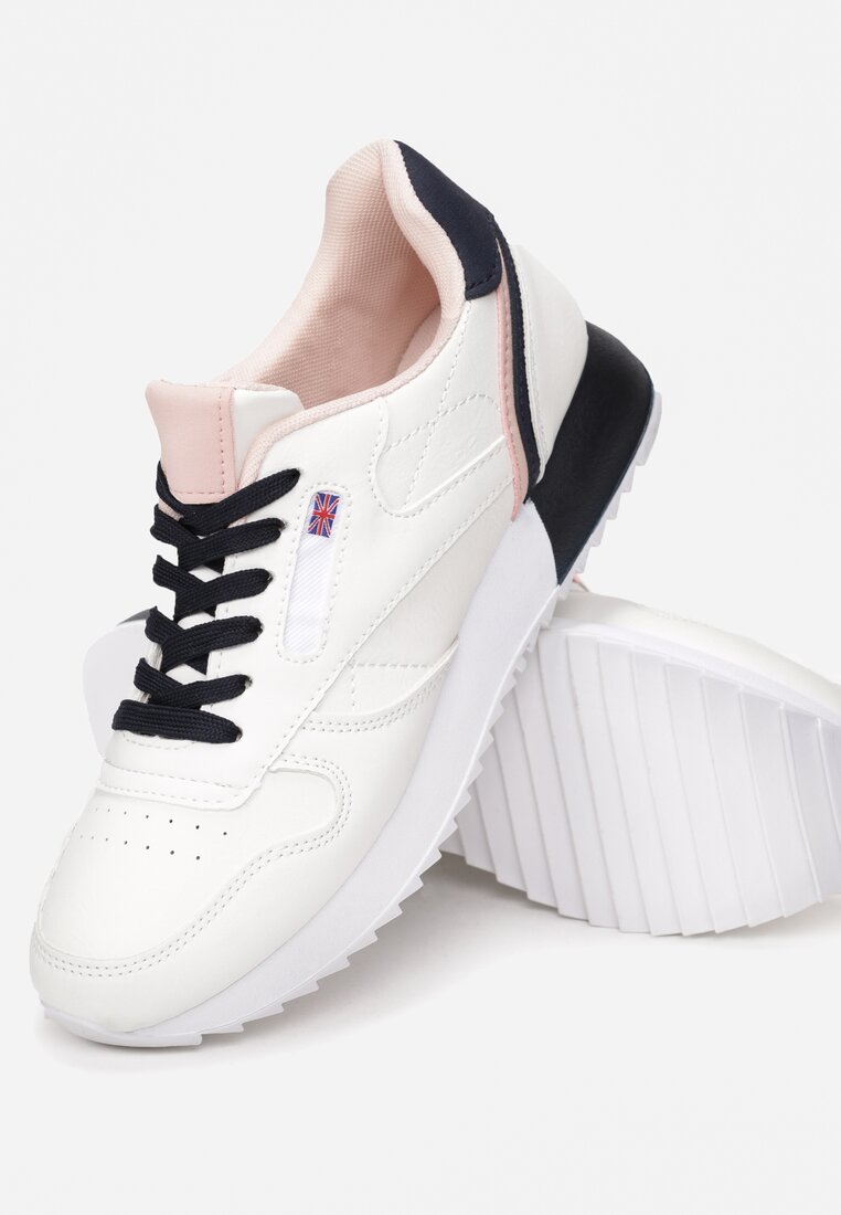 Biało-Różowe Buty Sportowe Neanara
