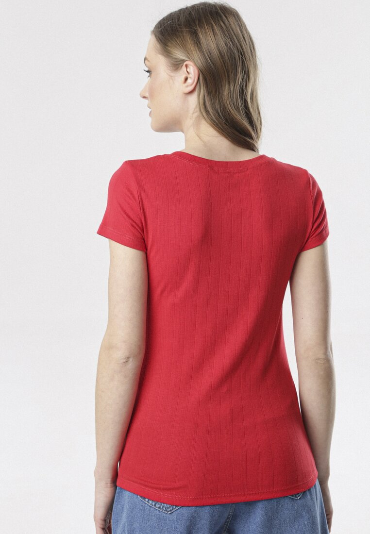 Czerwony T-shirt Chenelin