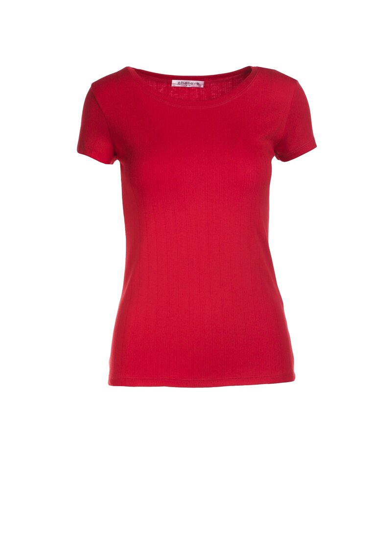 Czerwony T-shirt Chenelin