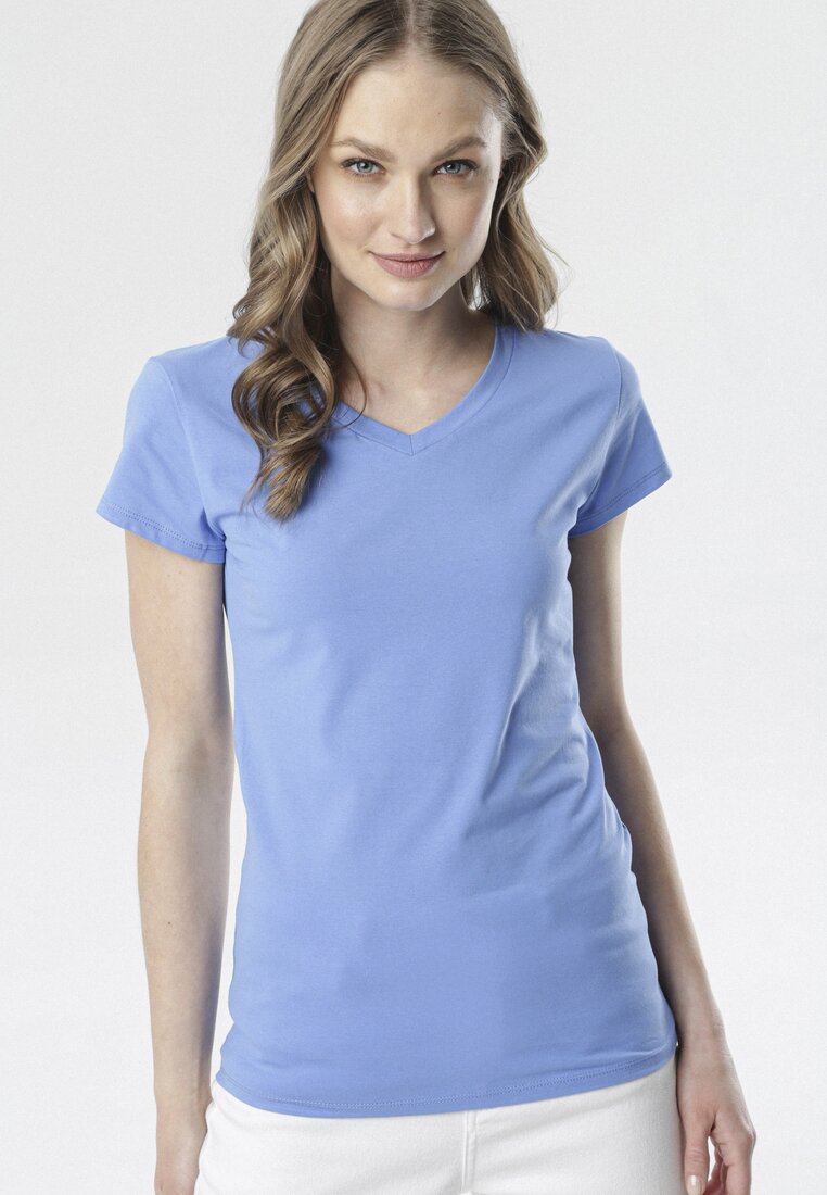 Niebieski T-shirt Mariviane