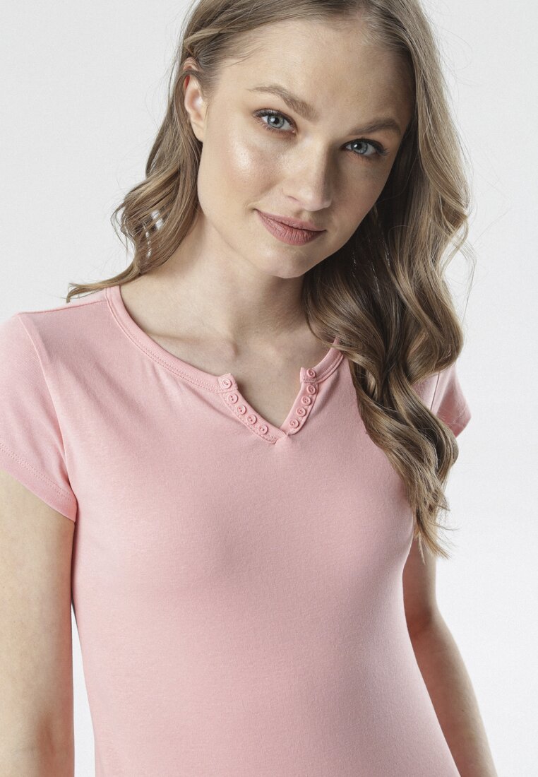 Jasnoróżowy T-shirt Mayanelle