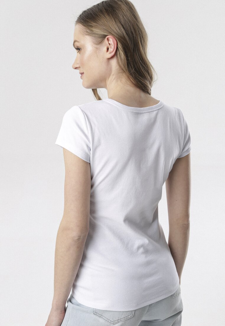 Biały T-shirt Mayanelle