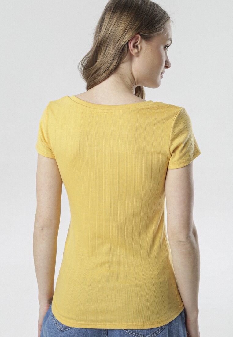 Żółty T-shirt Anarah
