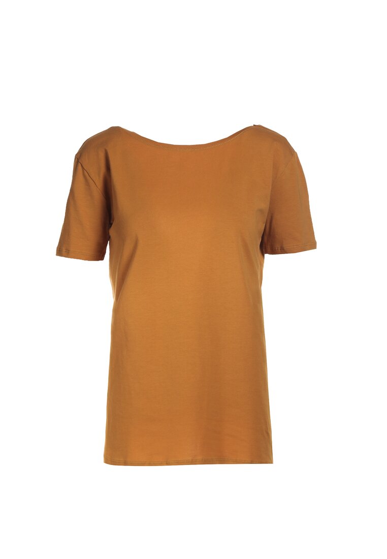Camelowy T-shirt Petotai