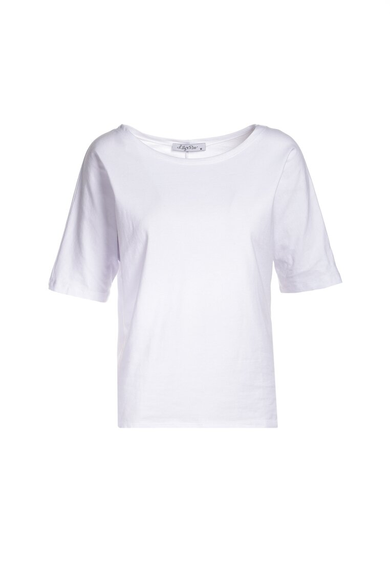 Biały T-shirt Delofer