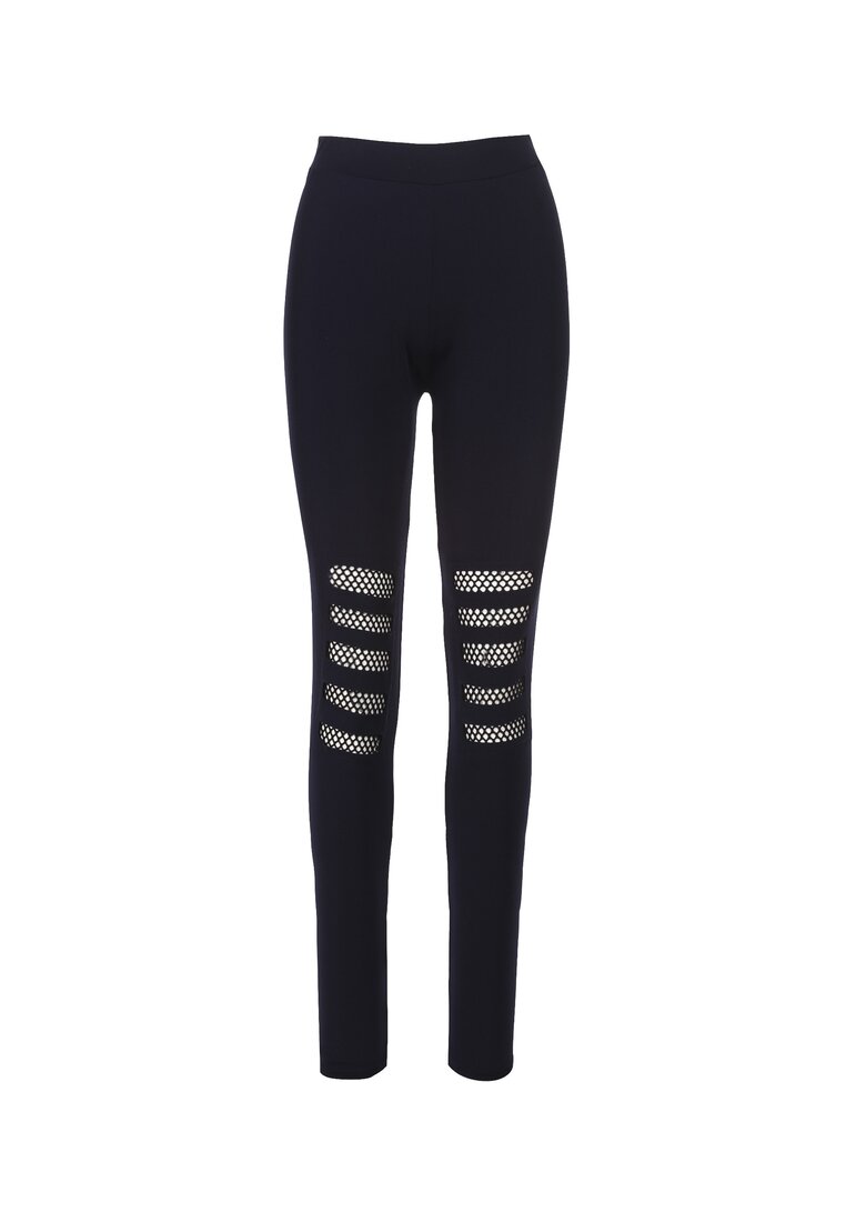 Granatowe Legginsy Perisia