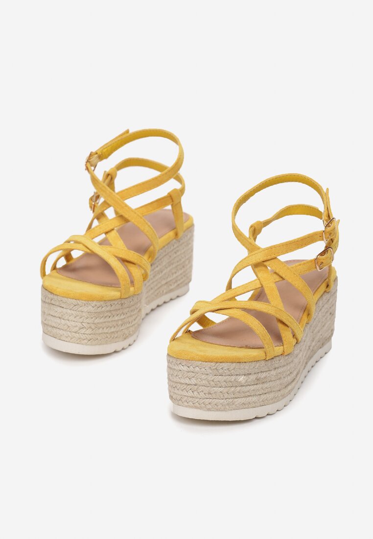 Żółte Sandały Corrashi