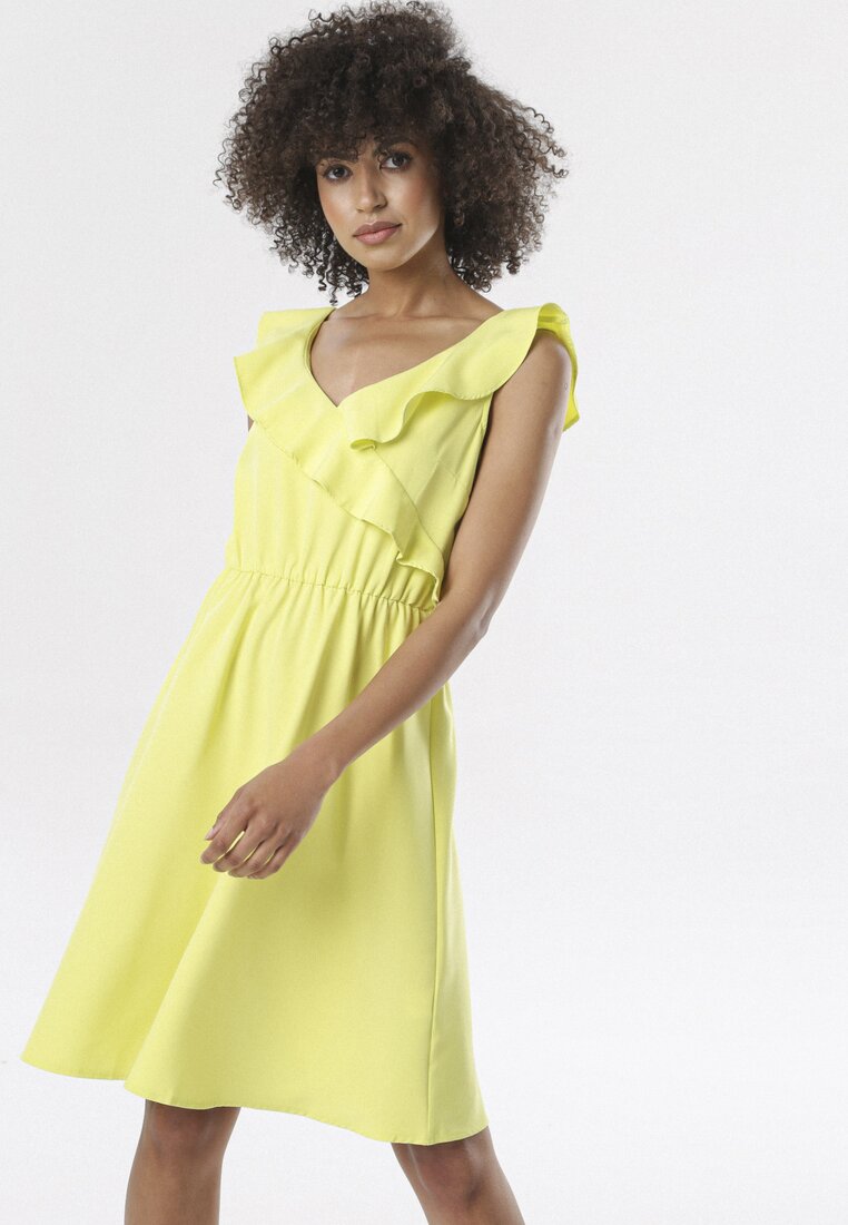 Żółta Sukienka Diolle