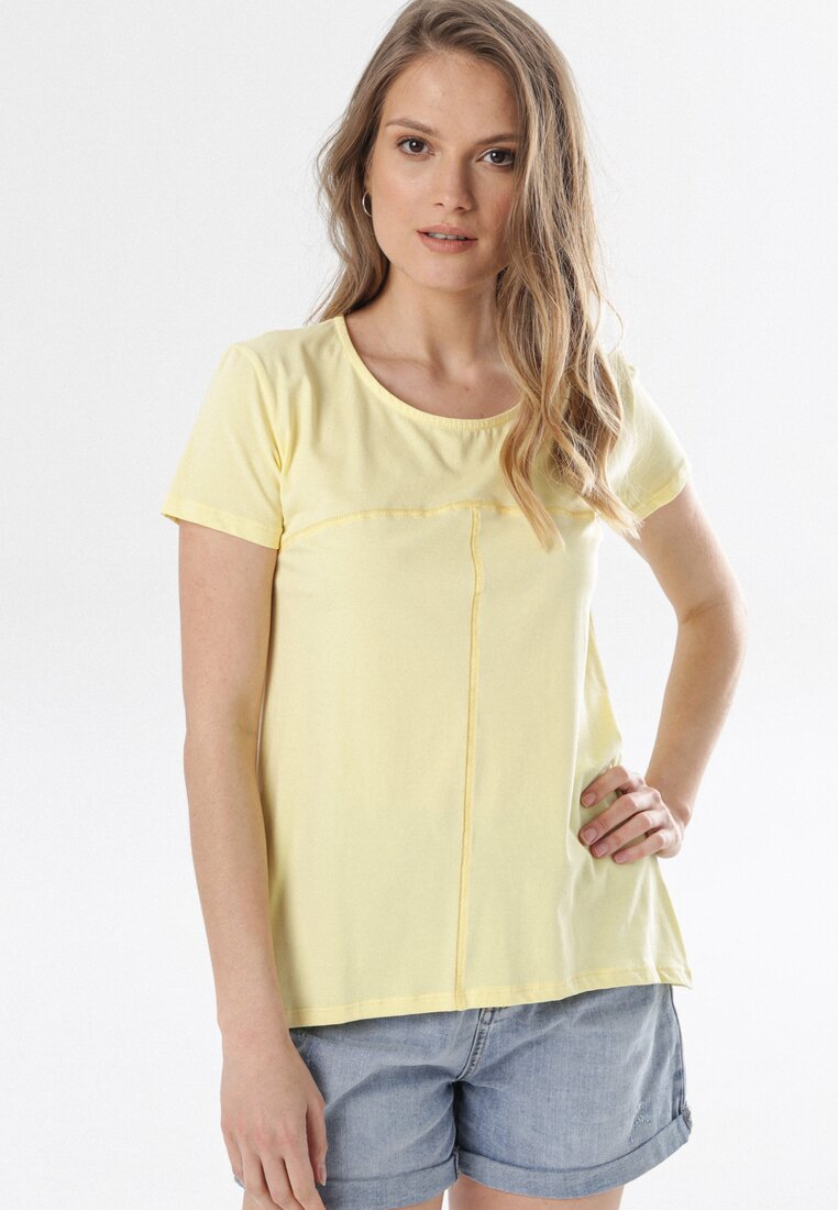 Jasnożółty T-shirt Assathea