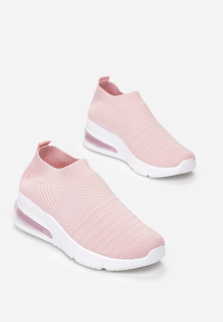 Różowe Sneakersy Genethia