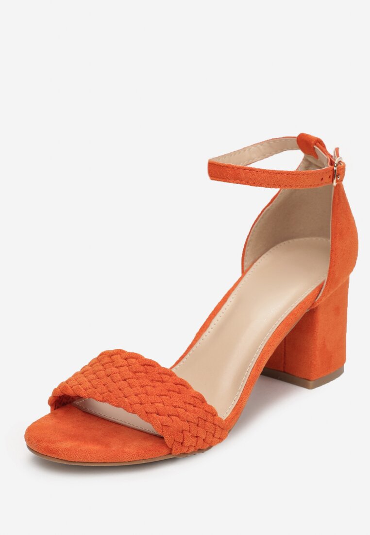 Pomarańczowe Sandały Amariel