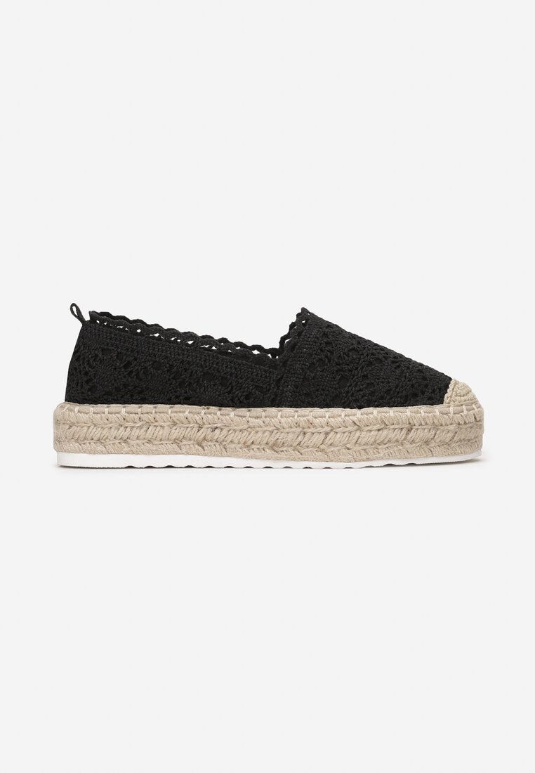 Czarne Espadryle Alftanes