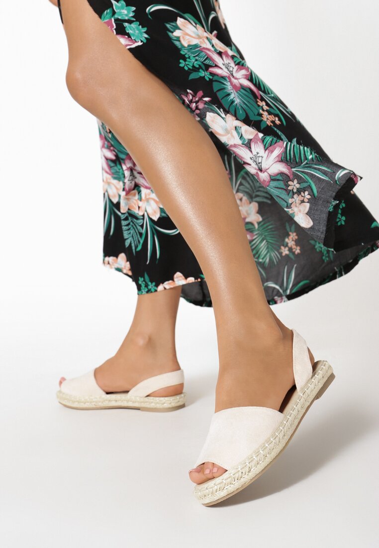 Beżowe Espadryle Maxera