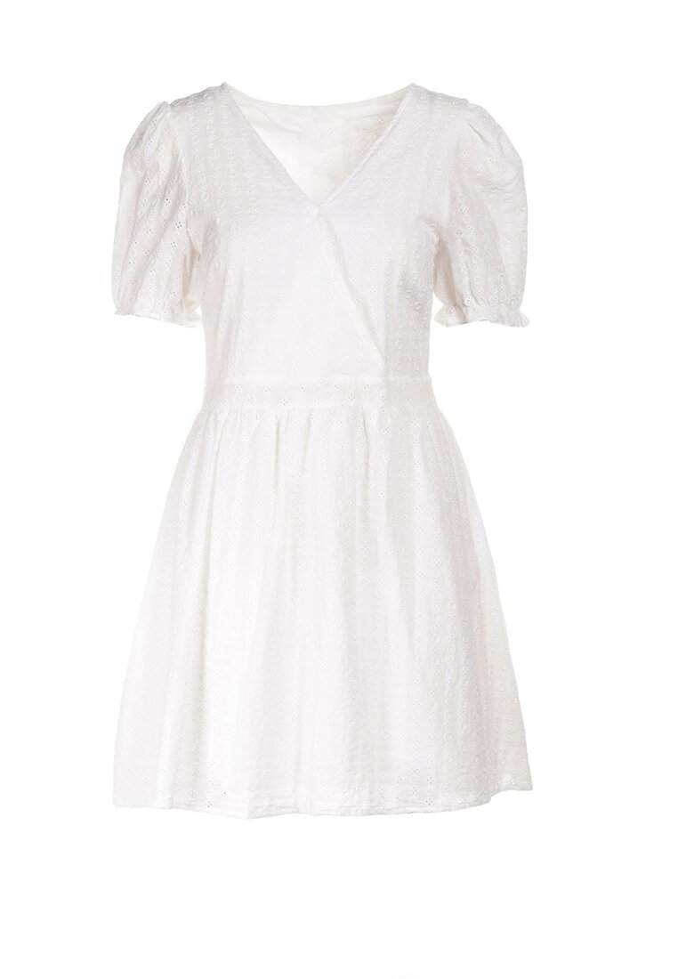 Biała Sukienka Allacia