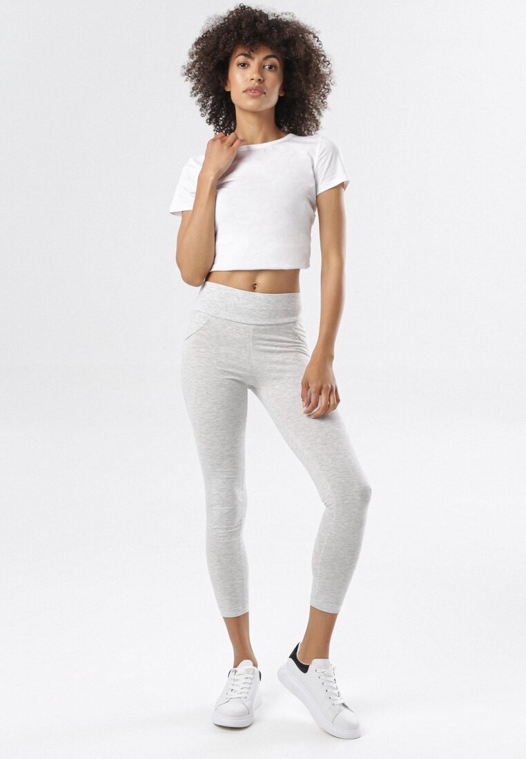 Jasnoszare Legginsy Lailure