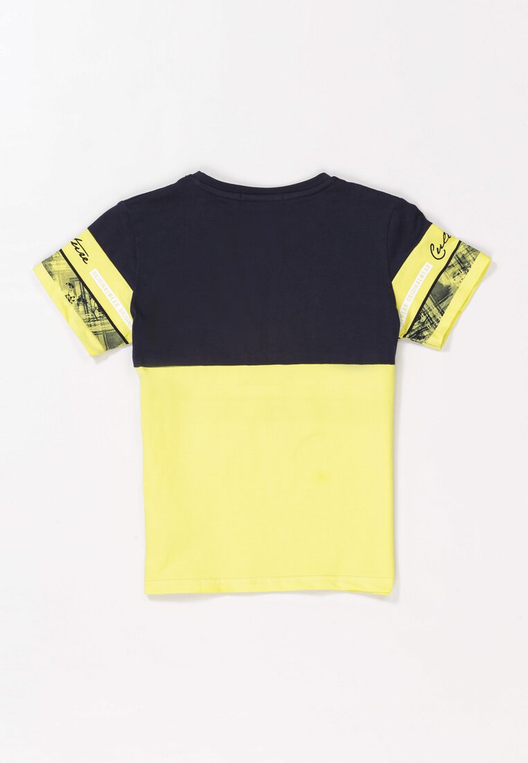 Granatowo-Żółta Koszulka Neamerose