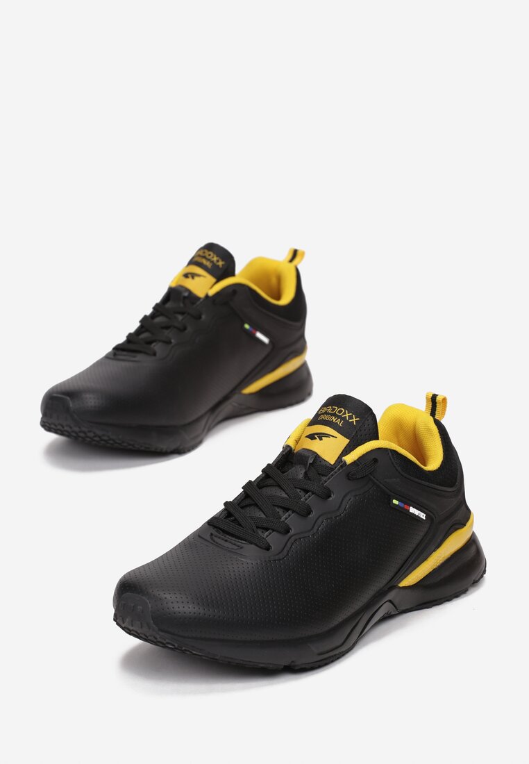Czarno-Żółte Buty Sportowe Turnbull