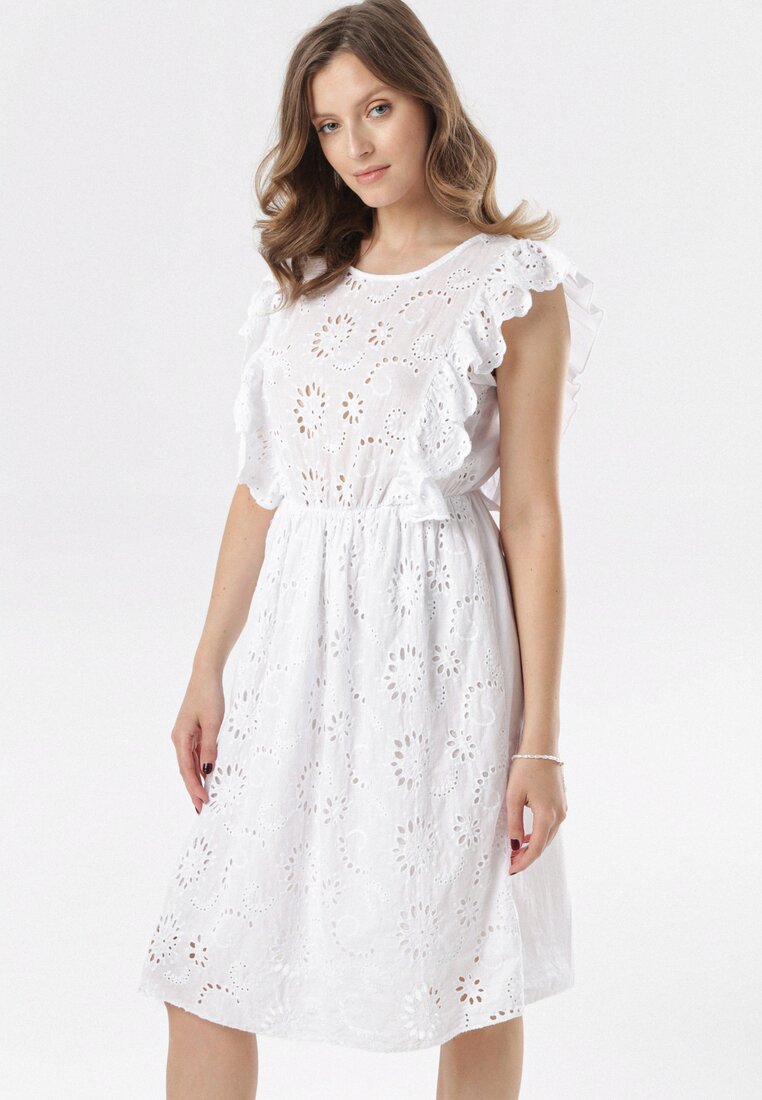 Biała Sukienka Synanei