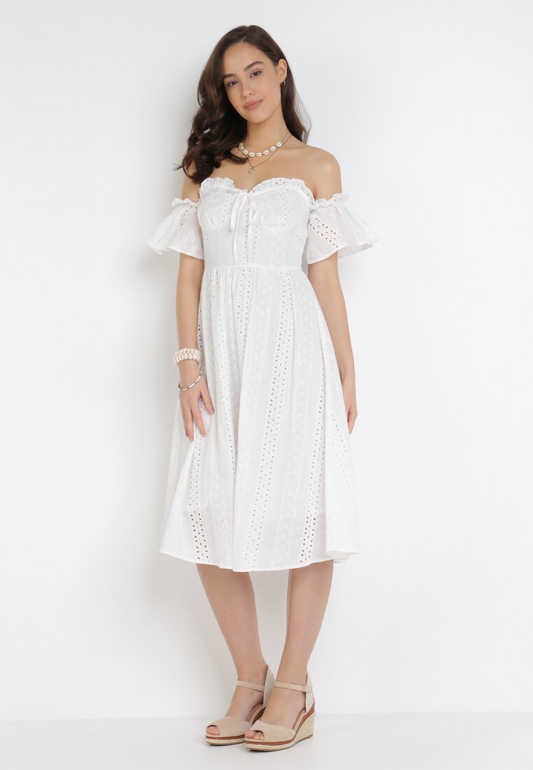 Biała Sukienka Aquilla