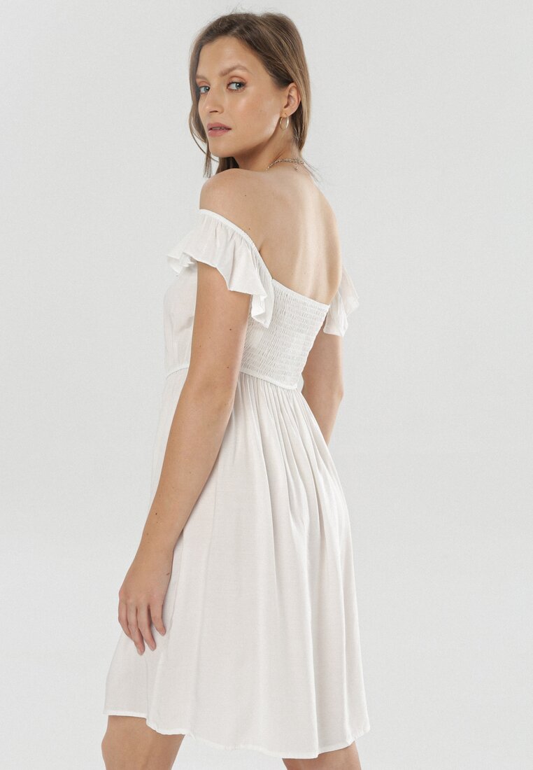 Biała Sukienka Coreabel
