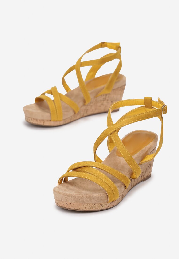 Żółte Sandały Asigonia