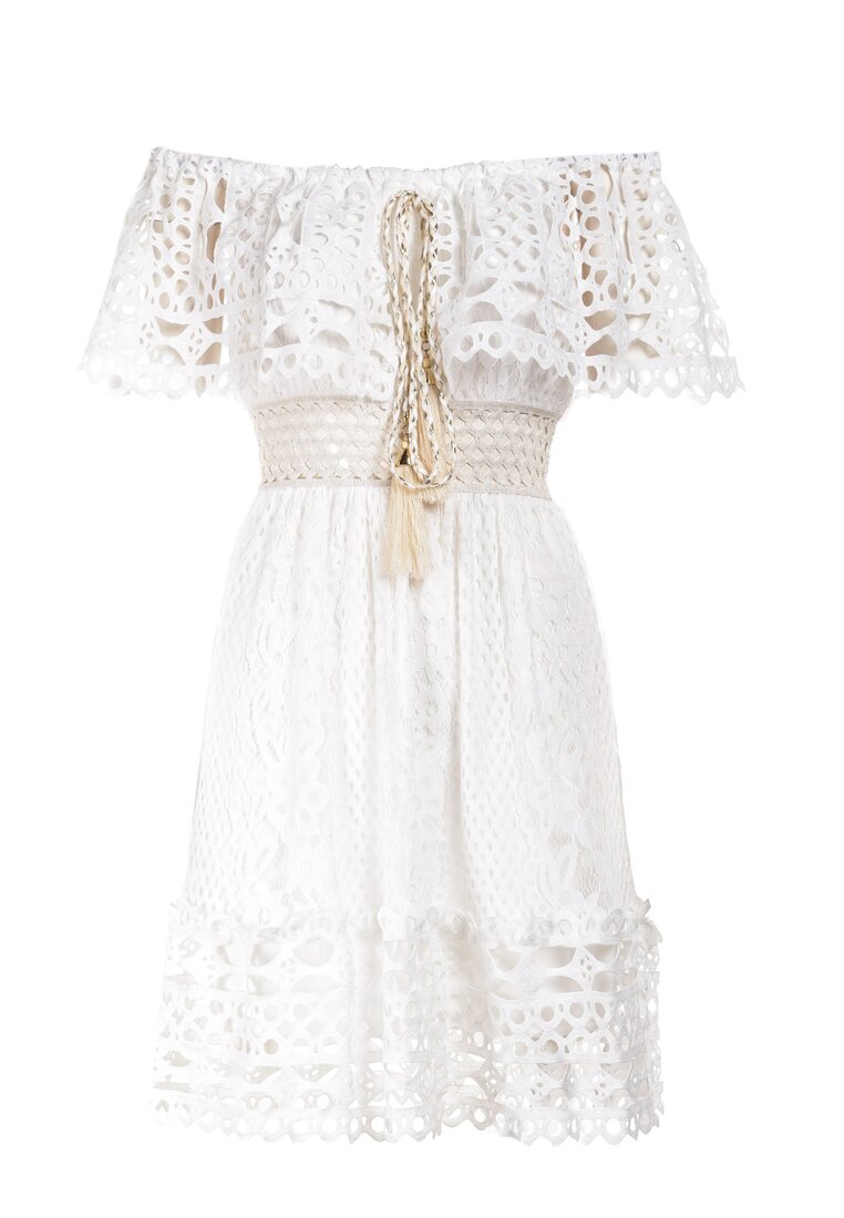 Biała Sukienka Diorelia