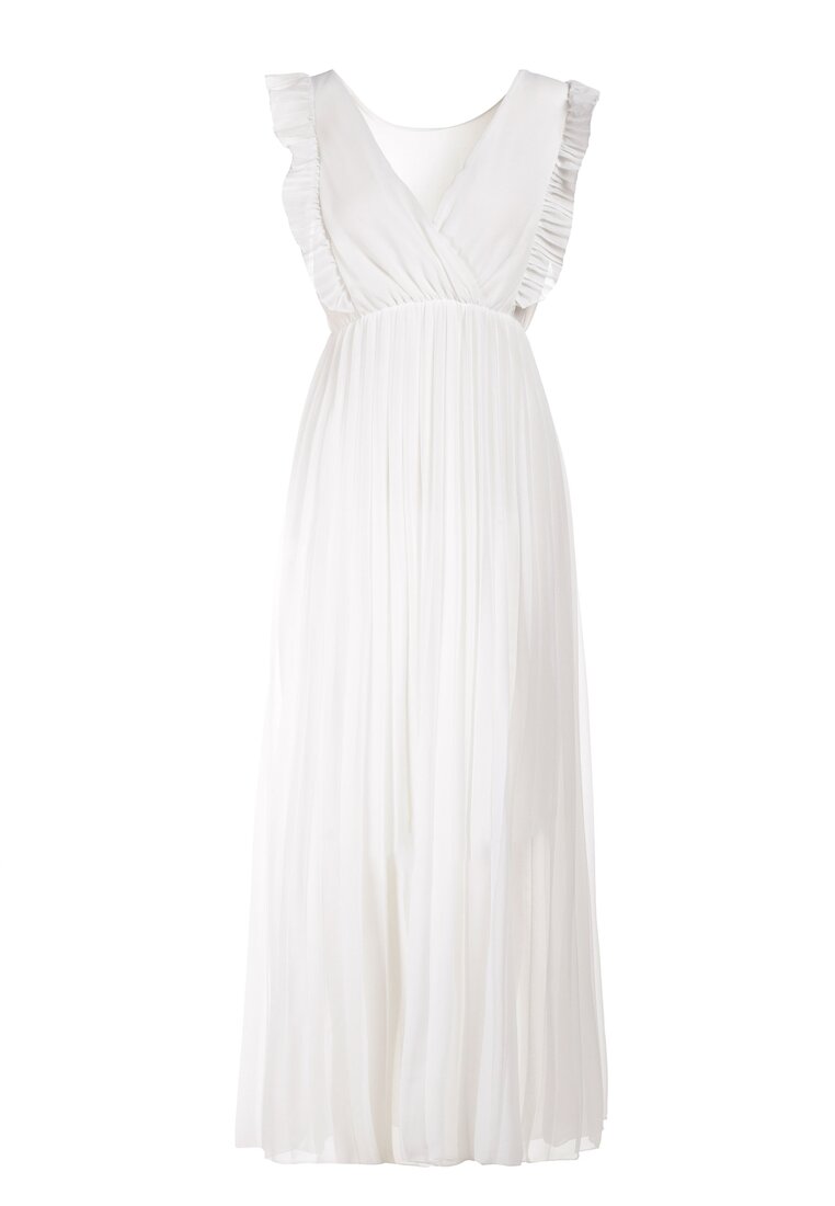 Biała Sukienka Elulia