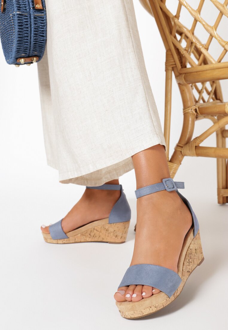 Niebieskie Sandały Lorailyn