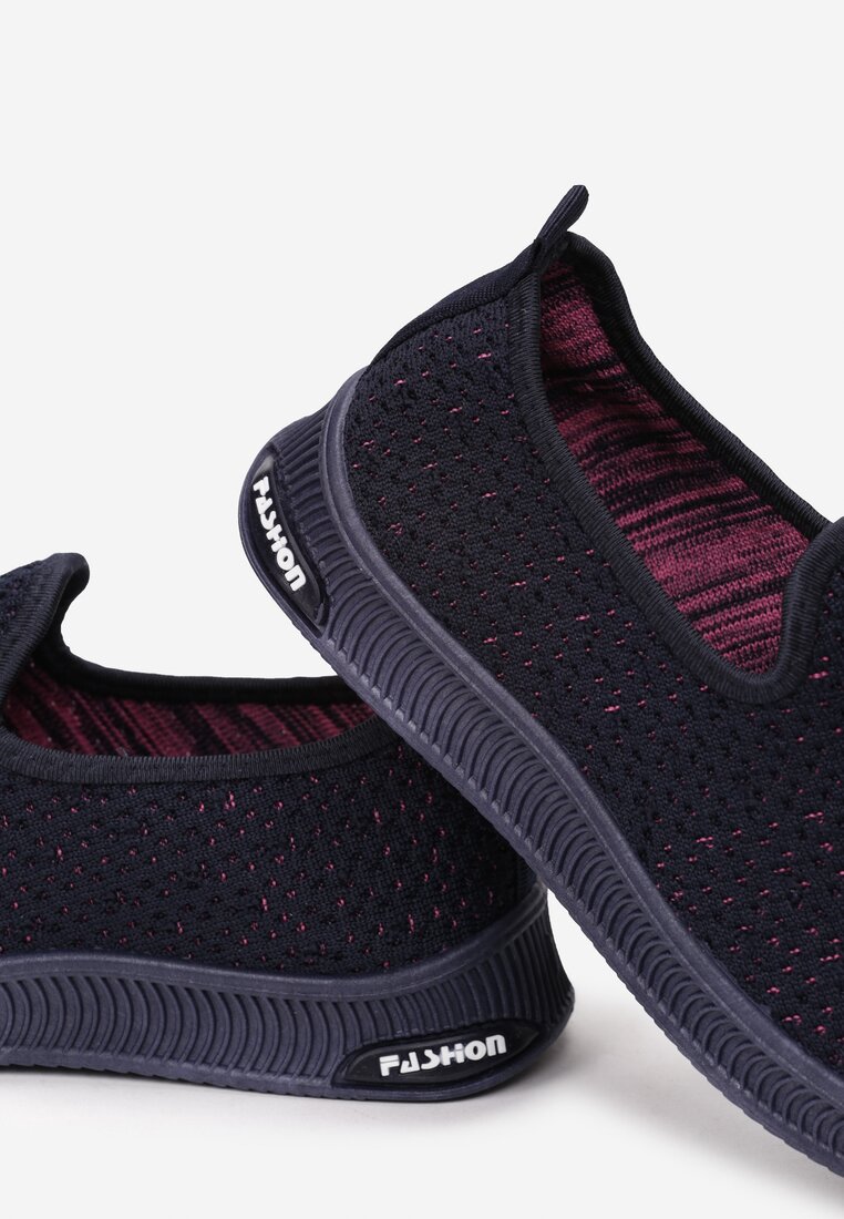 Granatowe Buty Sportowe Palasise