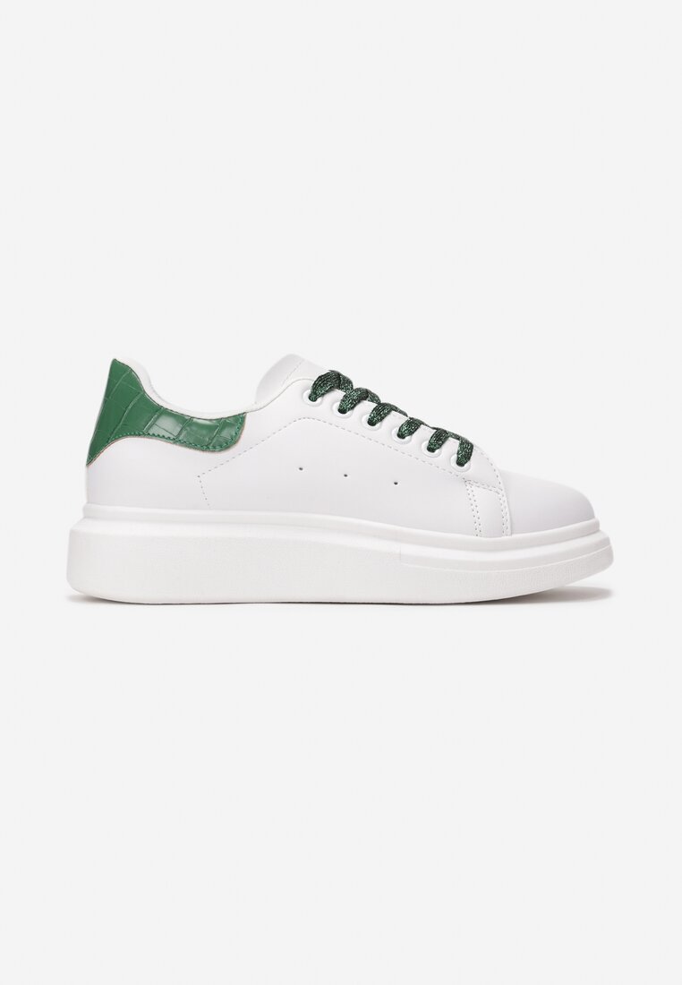 Biało-Zielone Sneakersy Neamesa