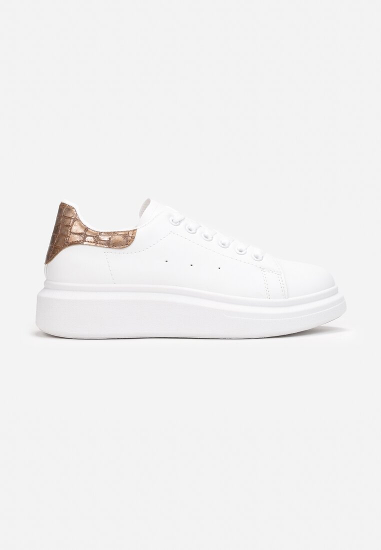 Biało-Złote Sneakersy Neamesa