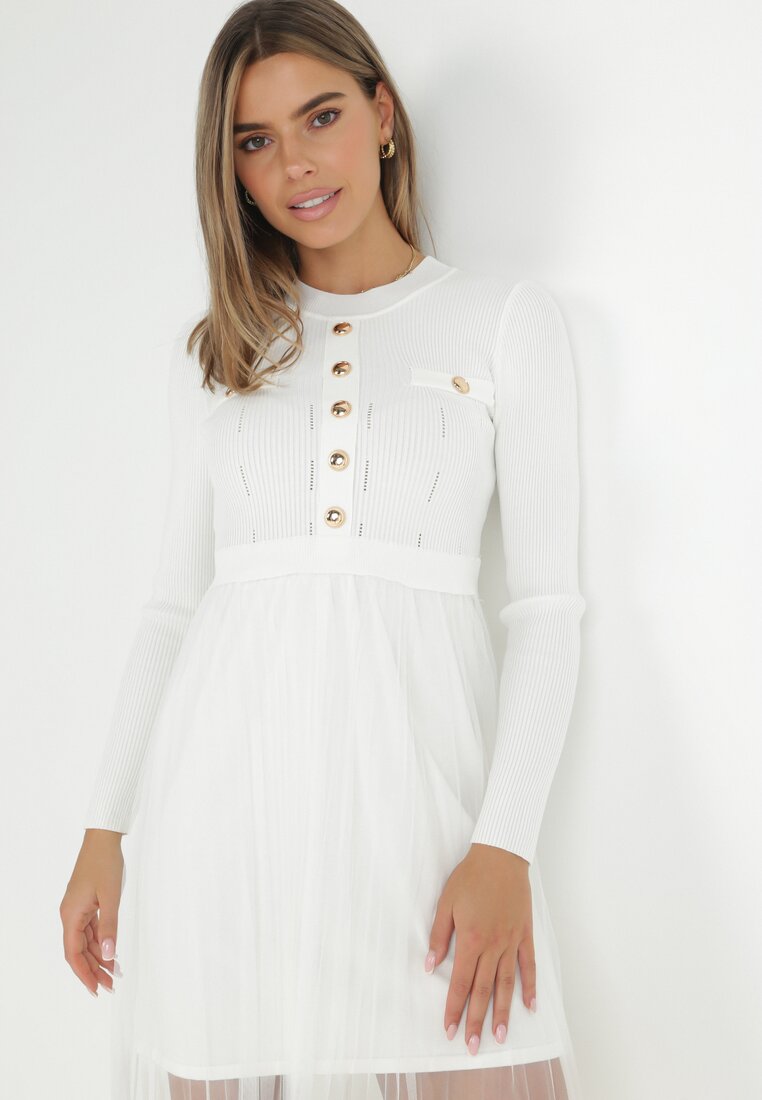 Biała Sukienka Larailyn