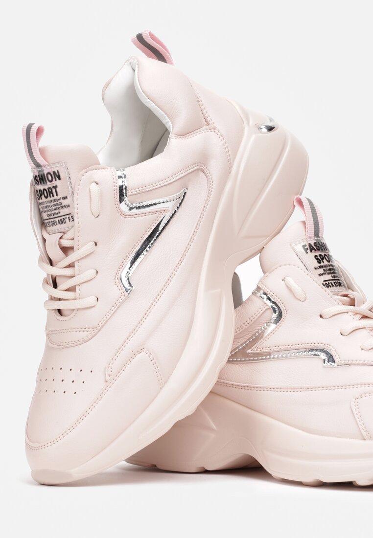Różowe Sneakersy Azavere