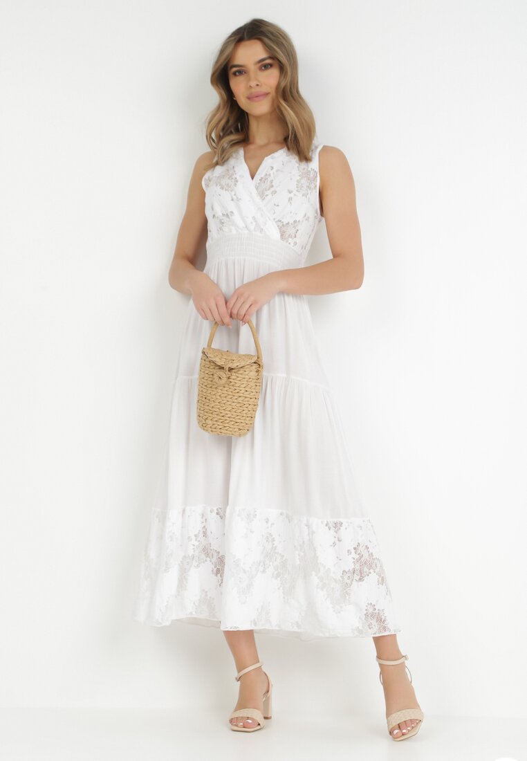 Biała Sukienka Dorierah