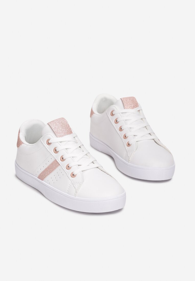 Biało-Różowe Buty Sportowe Thonisise