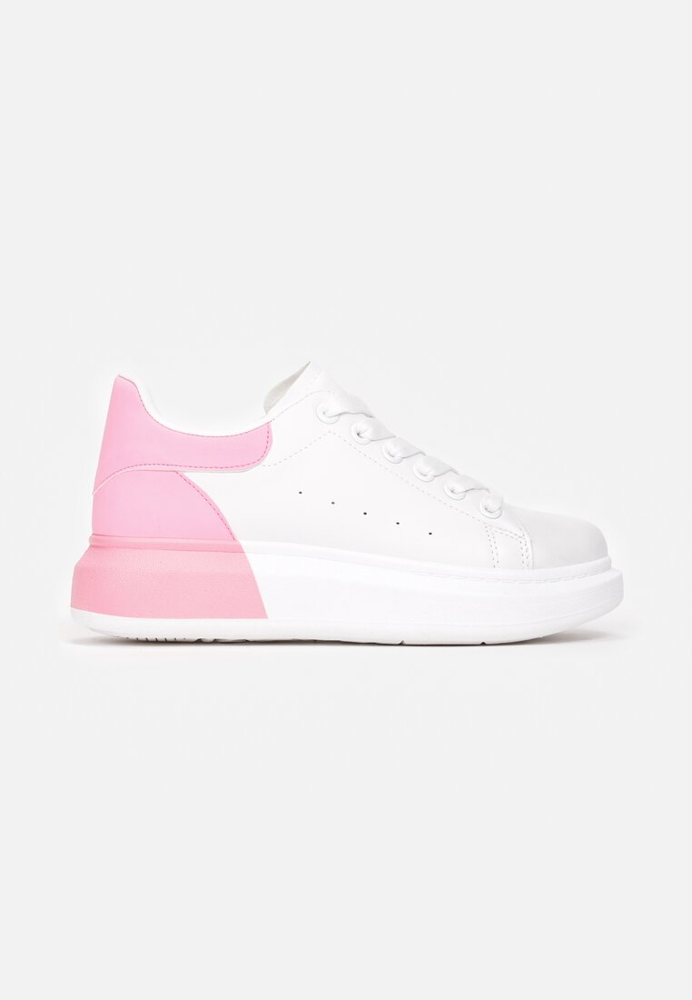 Biało-Różowe Sneakersy Idathise