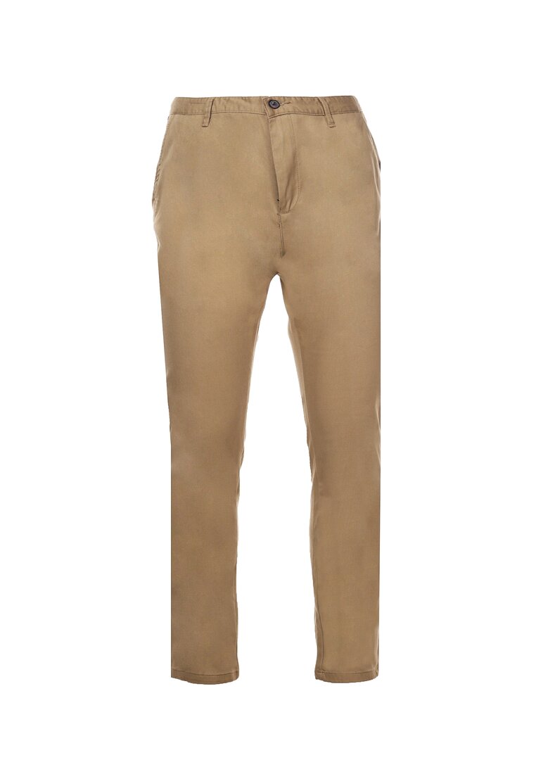 Khaki Spodnie Regular Kleonea