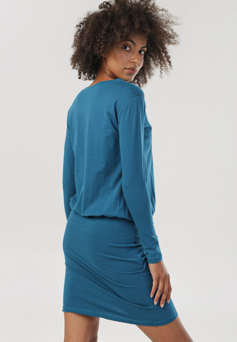 Niebieska Sukienka Cateth