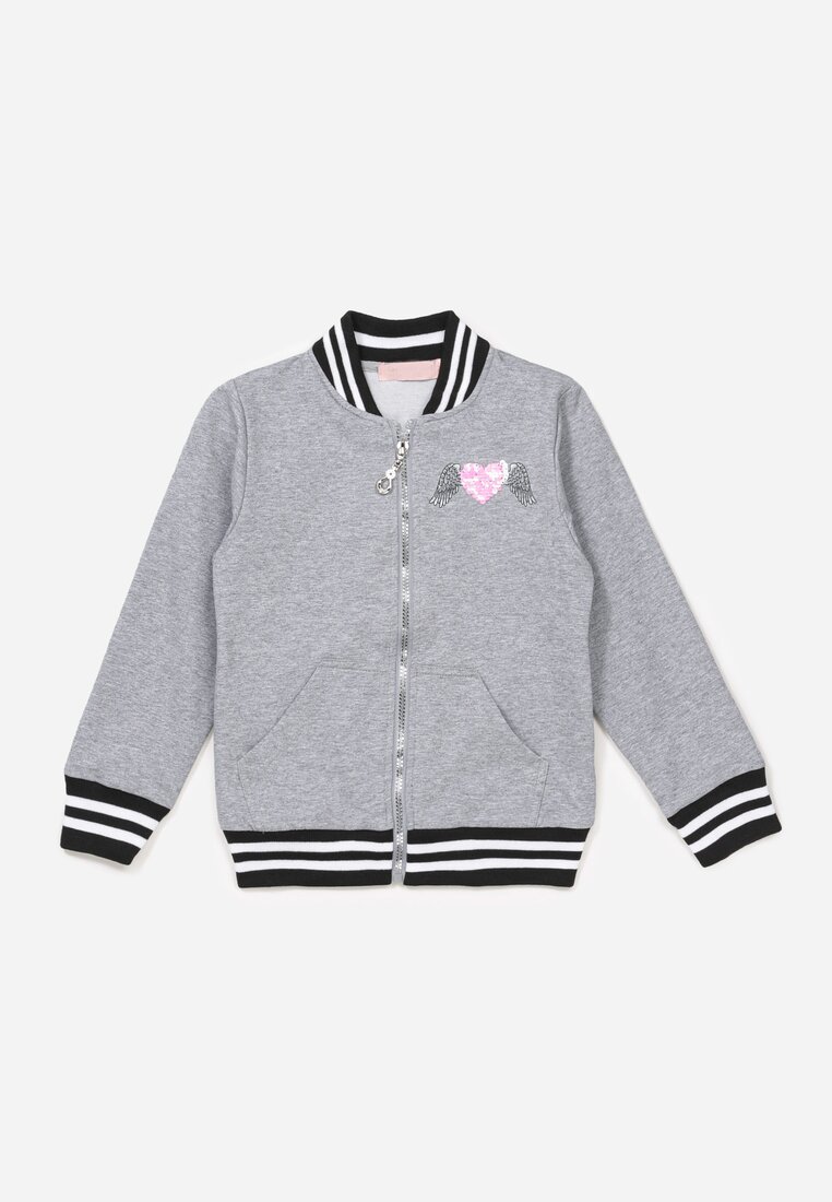 Jasnoszara Bluza Aerebel