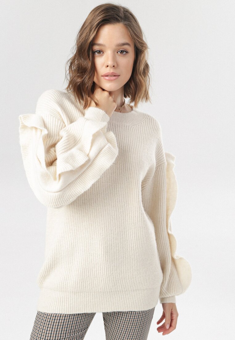 Kremowy Sweter Eshiraya