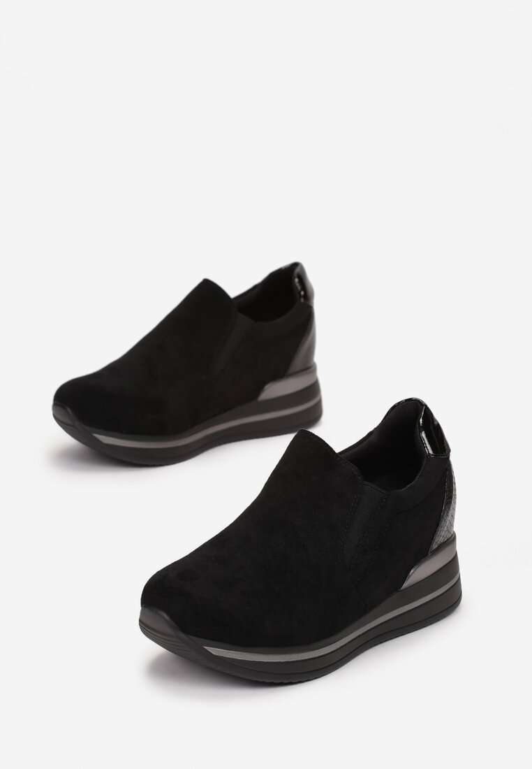 Czarne Sneakersy Euthami