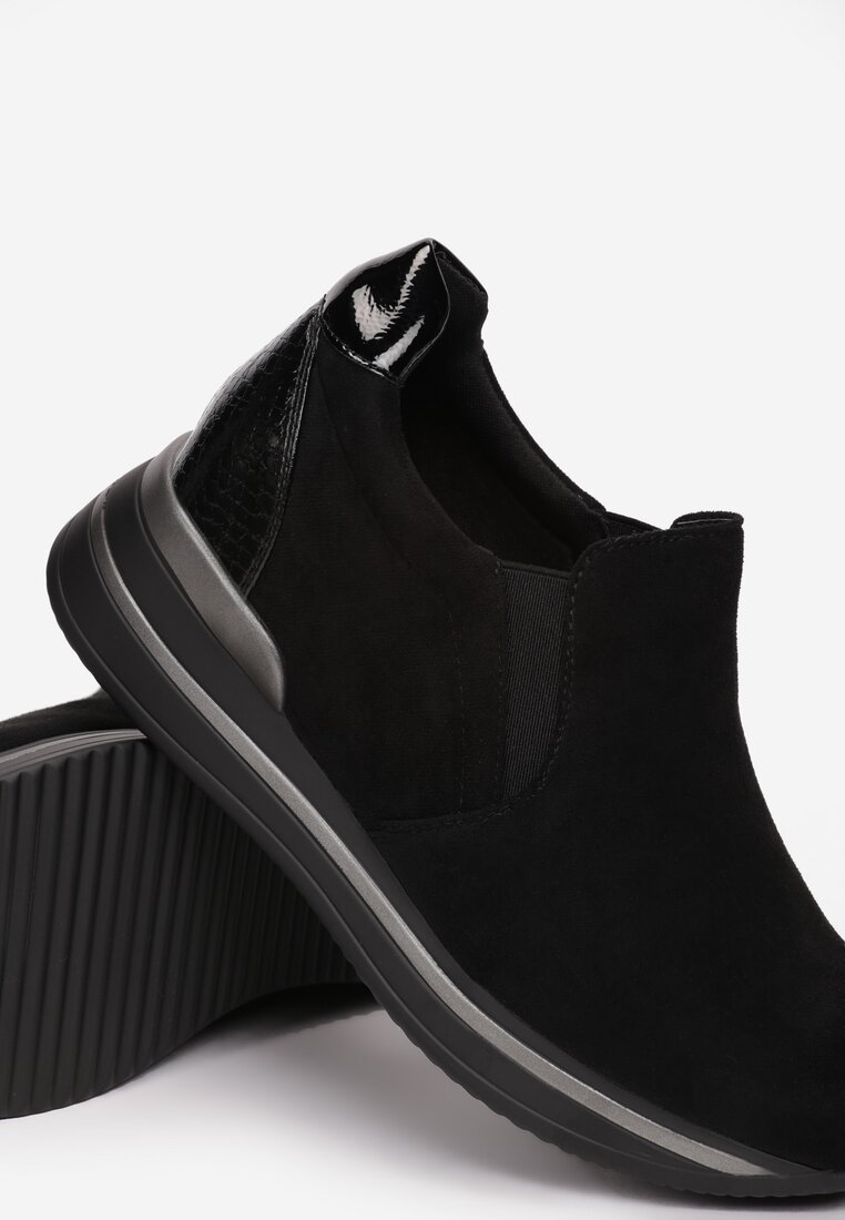 Czarne Sneakersy Euthami