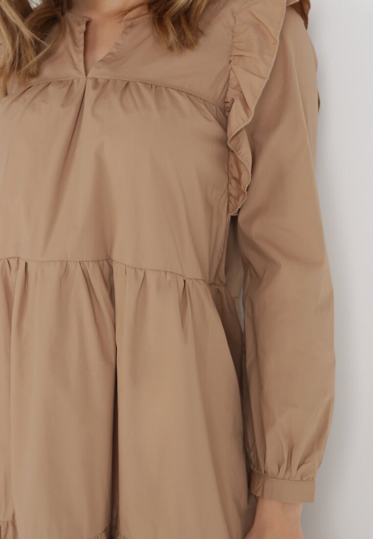 Beżowa Sukienka Sose