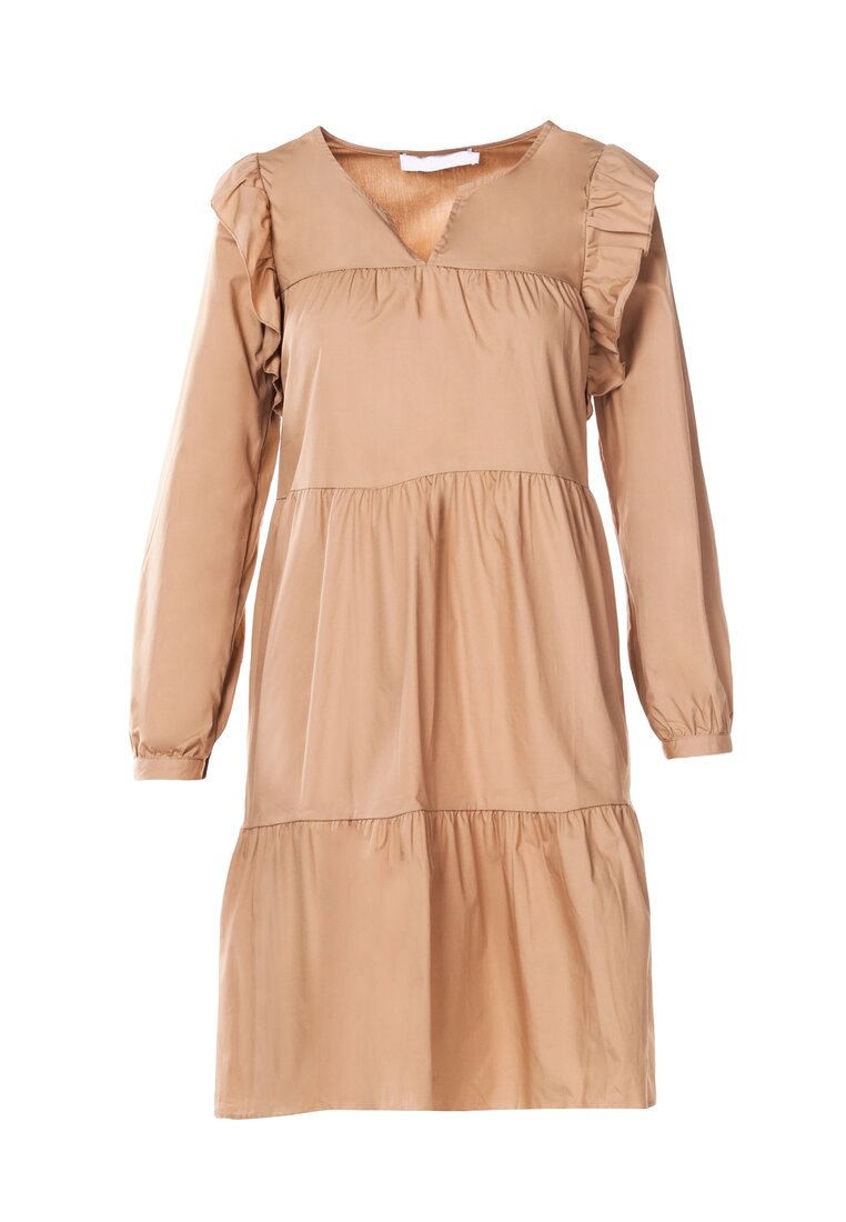 Beżowa Sukienka Sose