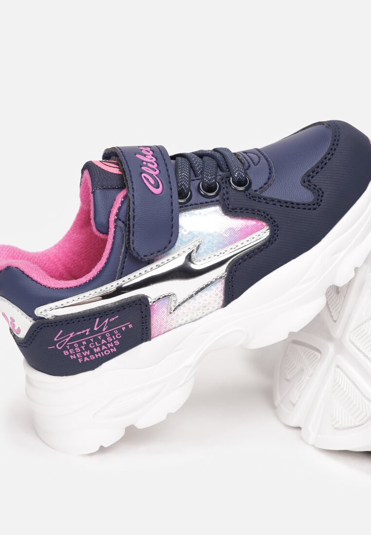 Niebiesko-Różowe Buty Sportowe Halanaestra