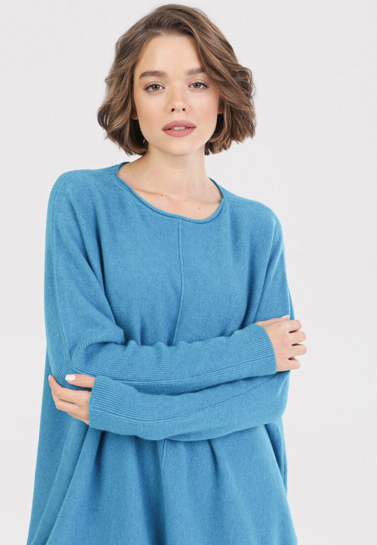 Niebieski Sweter Tryxsyss