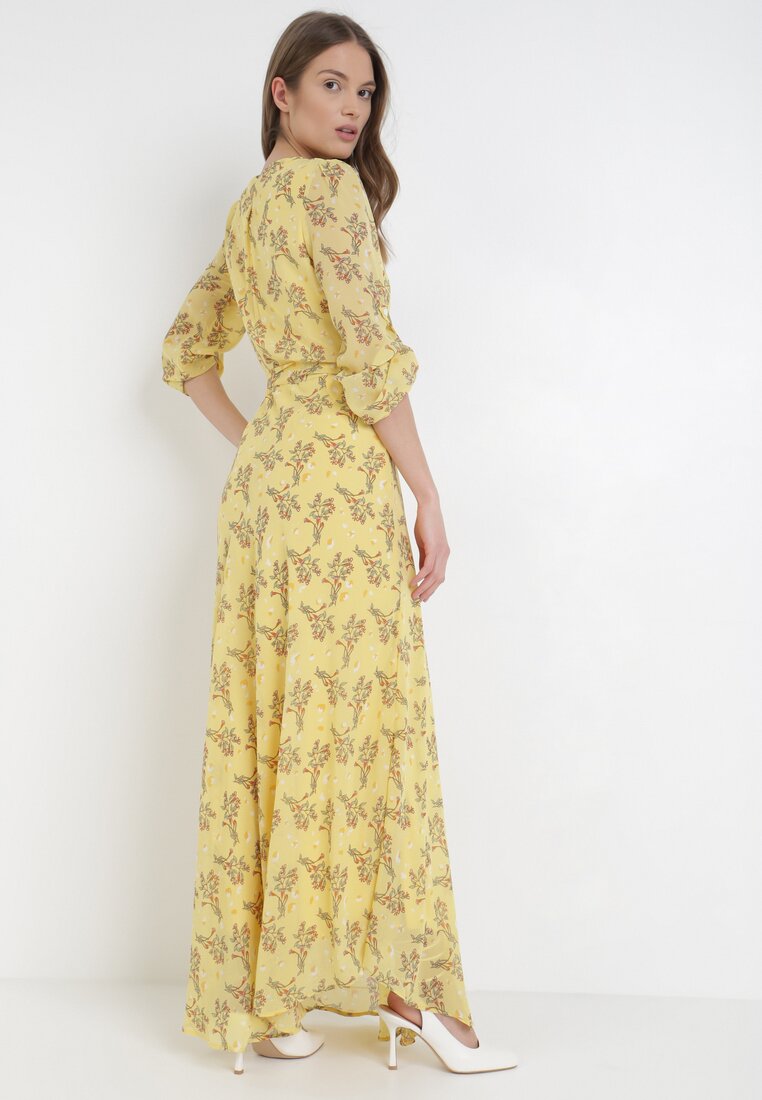 Żółta Sukienka Brizrya