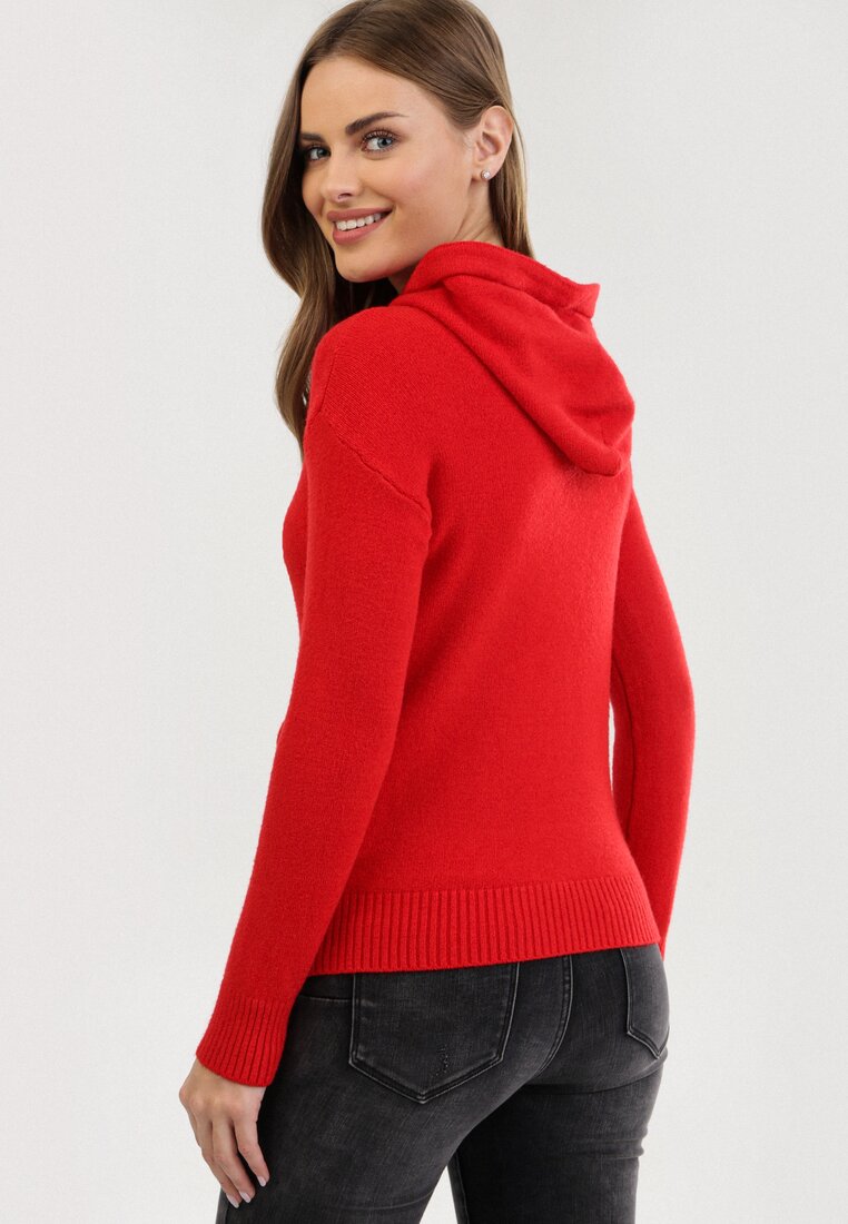 Czerwony Sweter Winnore